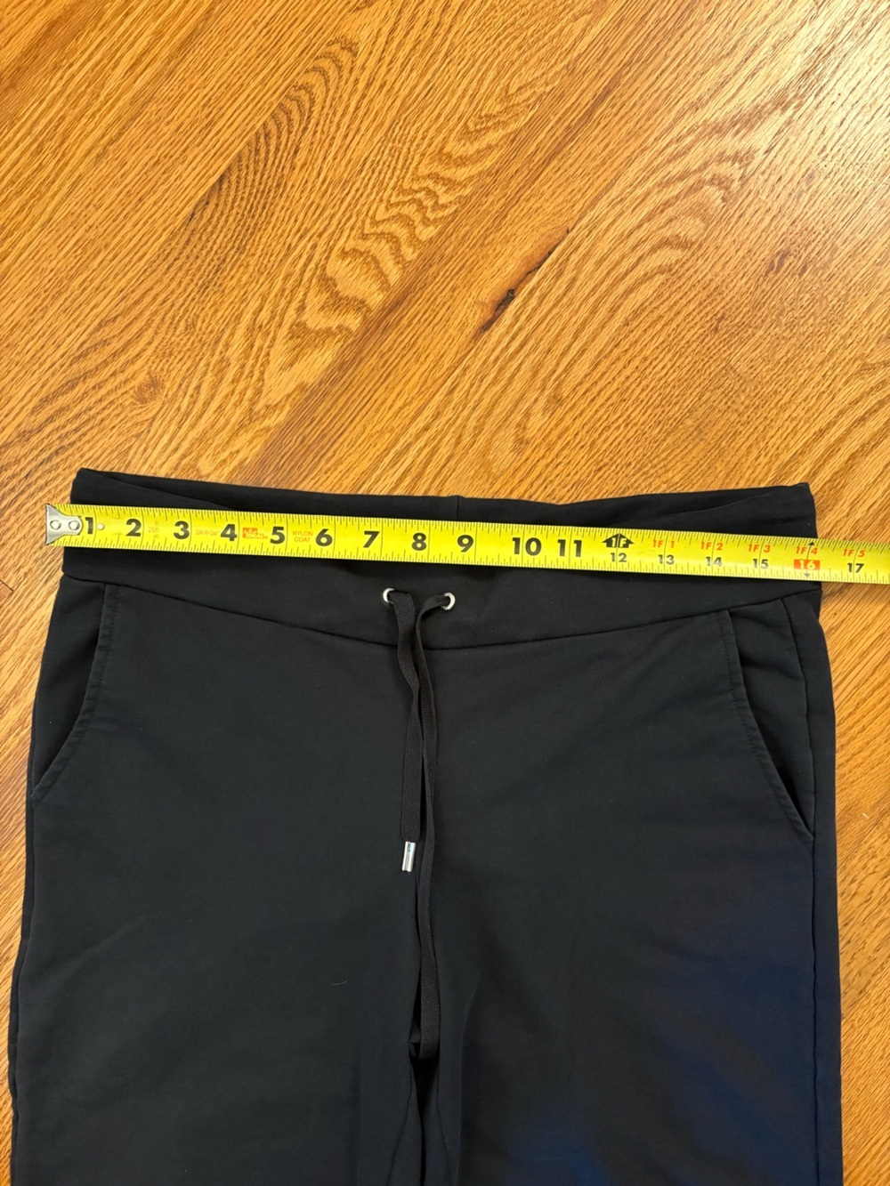 Lauren Ralph Lauren Black Cropped Women’s Stretch Athleisure Capri Lounge Pants - Picture 7 of 11